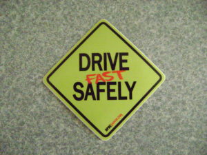 Drive Fast Safely - Decal 1